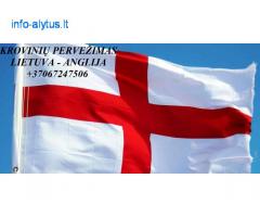 Perkraustymo paslaugos ANGLIJA-Lietuva-ANGLIJA  LT-UK-LT