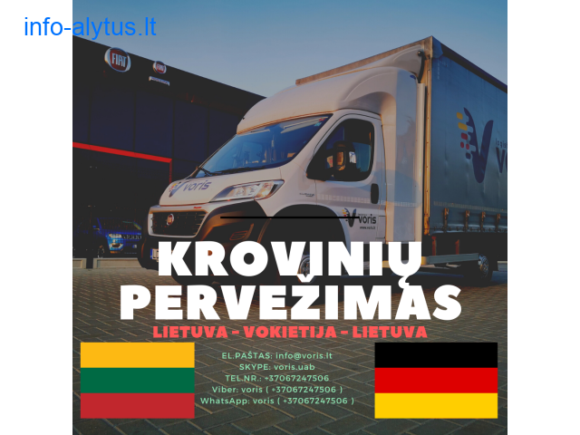 ( KROVININIS TRANSPORTAS  ) Lietuva - Vokietija - Lietuva