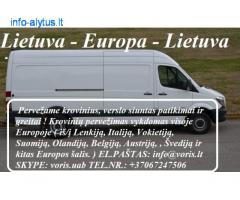 Tarptautinio perkraustymo ir krovinių gabenimo paslaugos Europoje ir Lietuvoje