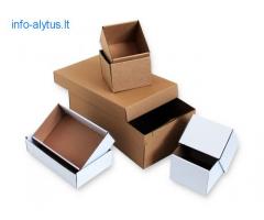 Dėžės iš gofruoto kartono - gamyba