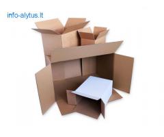 Dėžės iš gofruoto kartono - gamyba